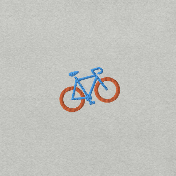 Ride Bikes Be Happy Cycling Tee: Unisex Embroidered